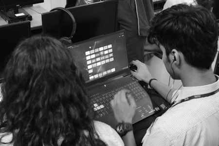 Students learning together